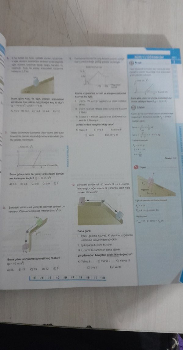 AYT Fizik Miray Yayınları Soru Bankası - Görsel 3