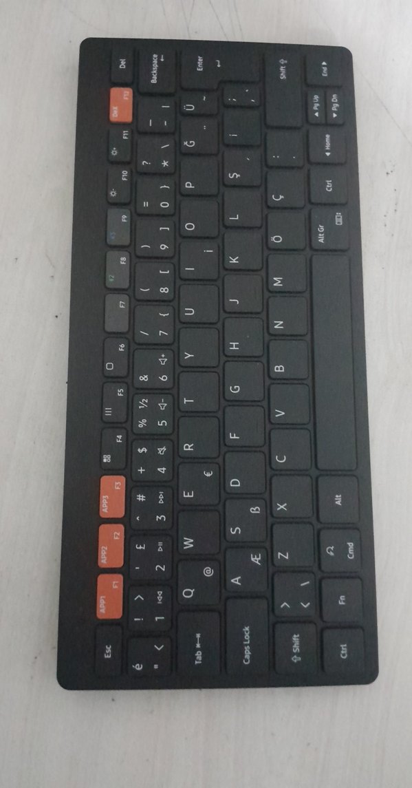 Orijinal Samsung Koyu Siyah Türkçe Q Klavye - Görsel 3