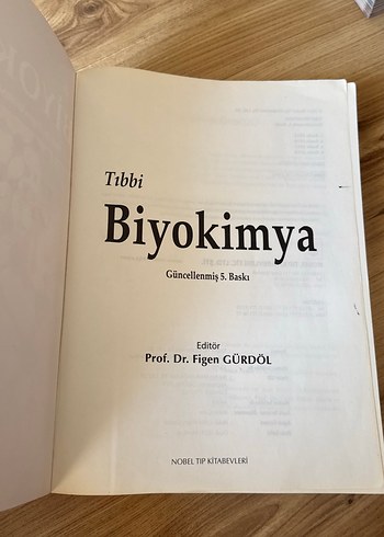 Tıbbi Biyokimya Kitabı - güncellenmiş 5. Baskı