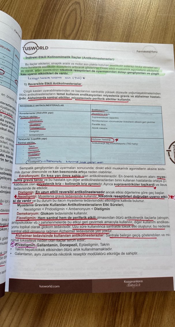 Farmakoloji Efsane Konu Kitabı tusworld - Görsel 3