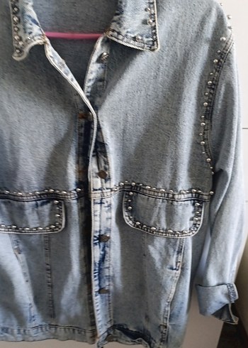 LC Waikiki Düğmeli Kadın Mavi Denim Ceket