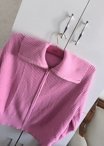 Trendyol & Milla Pembe Yumuşak Dokulu Yarım Fermuarlı Kazak
