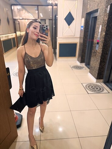 Abiye mini elbise