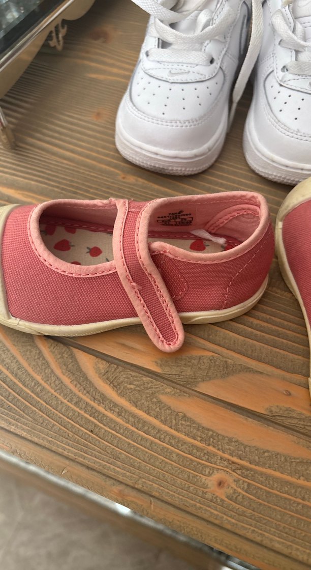 Kız Çocuk Pembe Cırtlı Spor Ayakkabı - Görsel 3