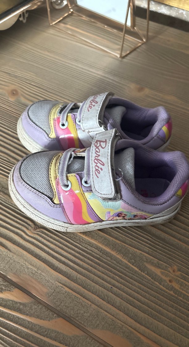 Barbie Kız Çocuk Mor Bağcıklı Spor Ayakkabı - Görsel 2