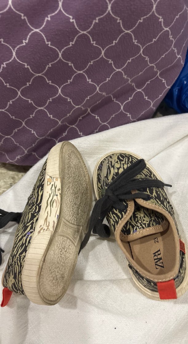 Zebra Desenli Erkek Çocuk Spor Ayakkabı - Görsel 3