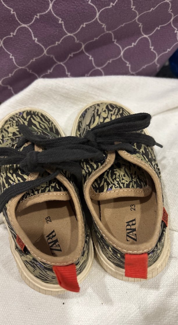 Zebra Desenli Erkek Çocuk Spor Ayakkabı - Görsel 2