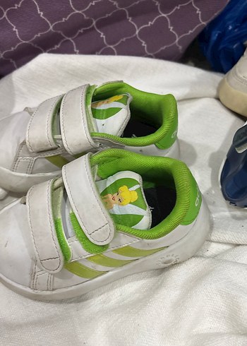 Kız Çocuk Beyaz Spor Ayakkabı Velcro - Görsel 2