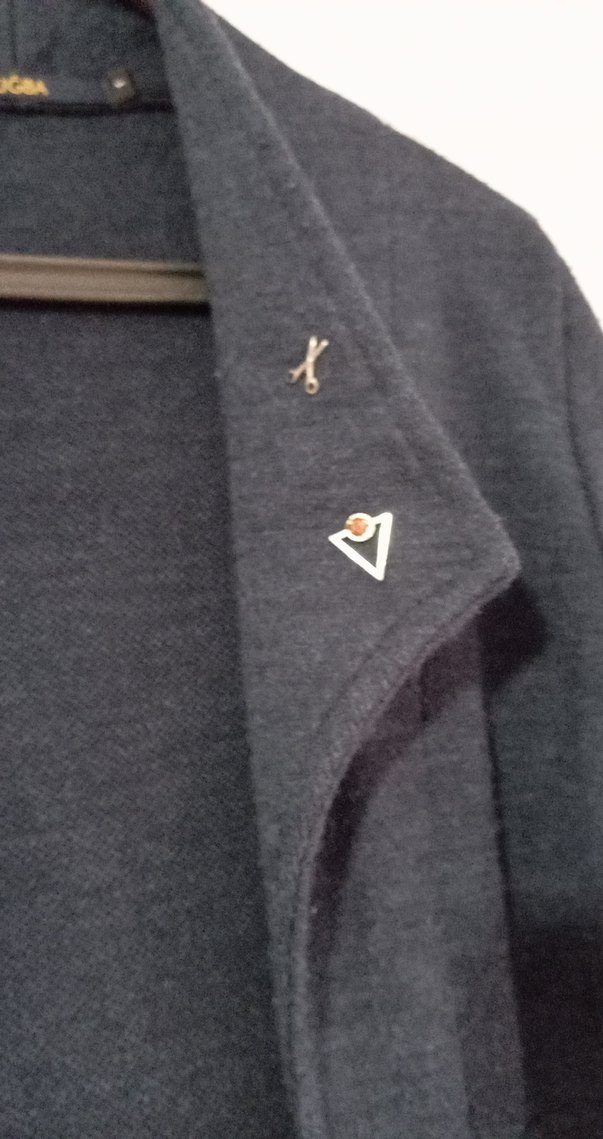 Kadın Lacivert Uzun Yün Hırka - Görsel 2