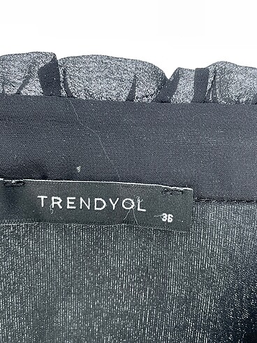 36 Beden siyah Renk Trendyol & Milla Kısa Elbise %70 İndirimli.