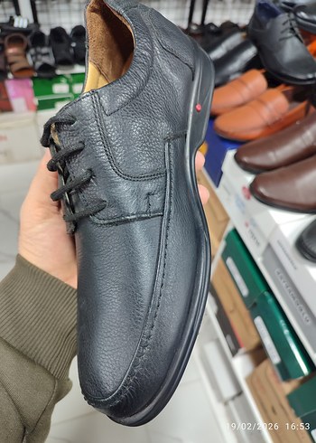 Siyah Bağcıklı Erkek Klasik Ayakkabı - Görsel 2