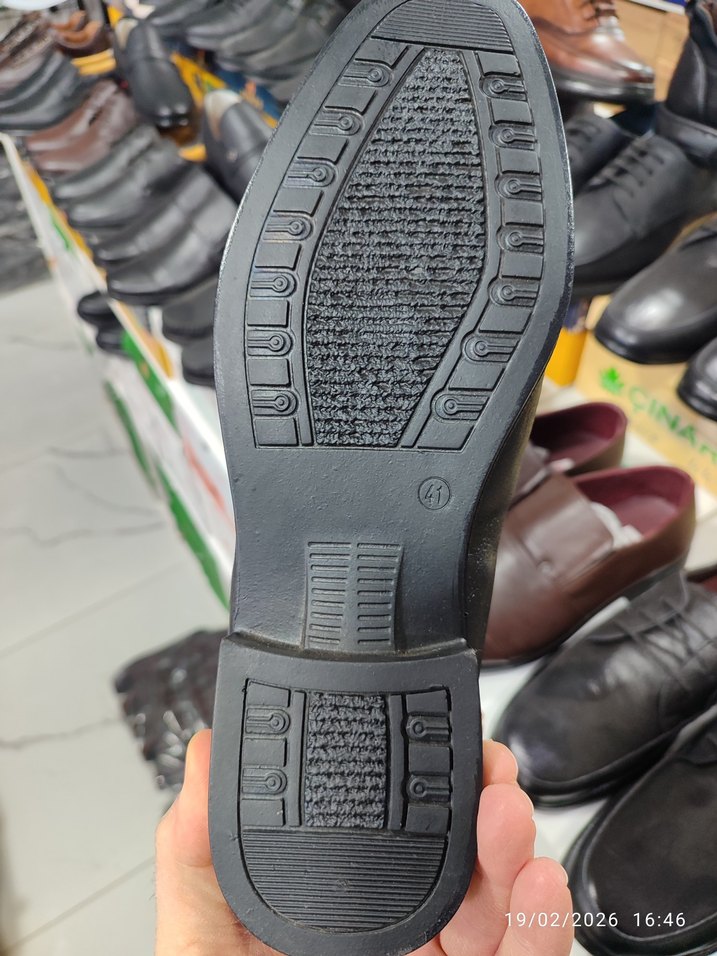 Klasik Siyah Erkek Deri Ayakkabı - Görsel 3