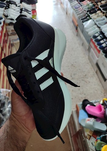 Adidas Adidas Erkek Siyah Bağcıklı Spor Ayakkabı