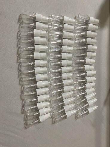 sert plastik parfüm/kolonya şişesi 10 ml