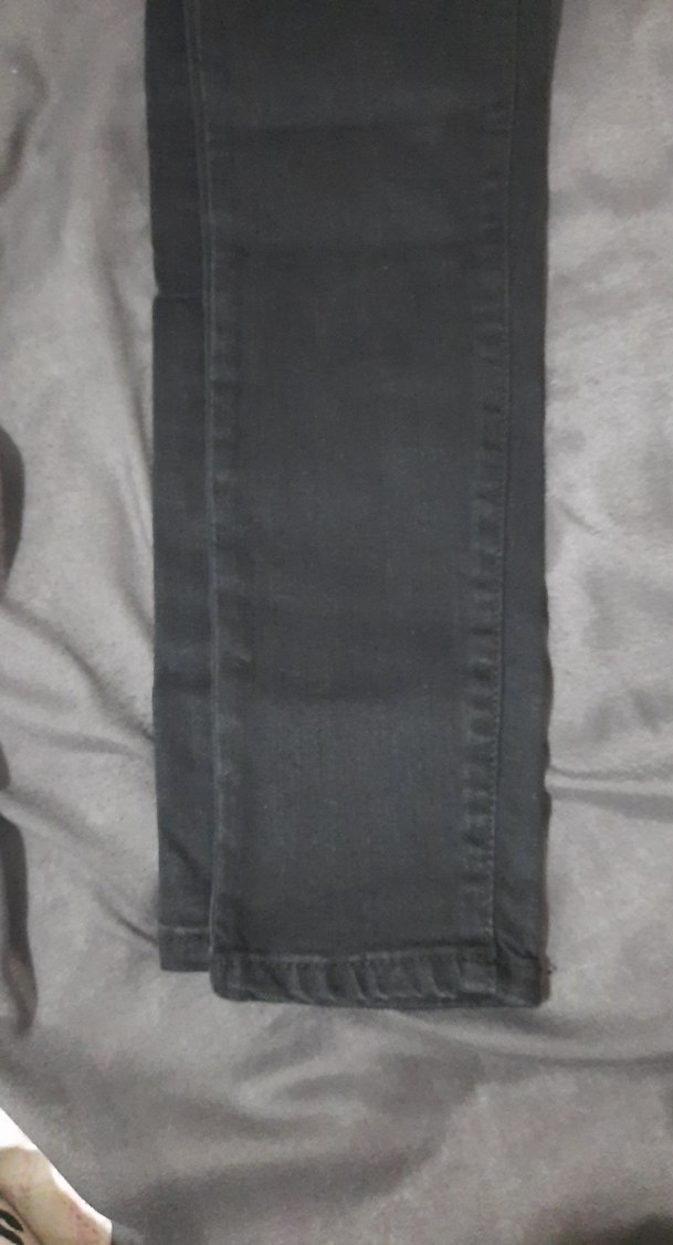 LUIJÉ Siyah Düğmeli Dar Kesim Kadın Kot - Görsel 4