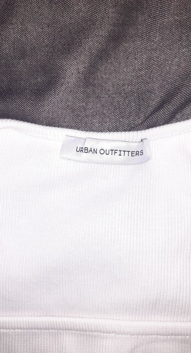 Beyaz Kadın Crop - Görsel 2