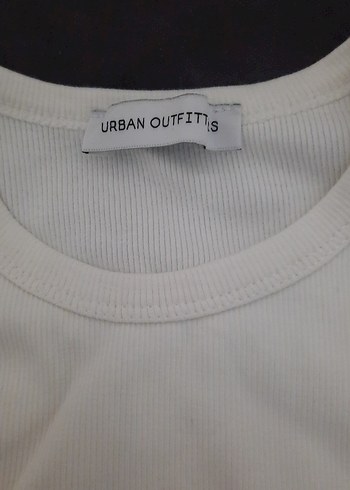 Kadın Beyaz Baskılı Kolsuz Pamuklu Crop - Görsel 2