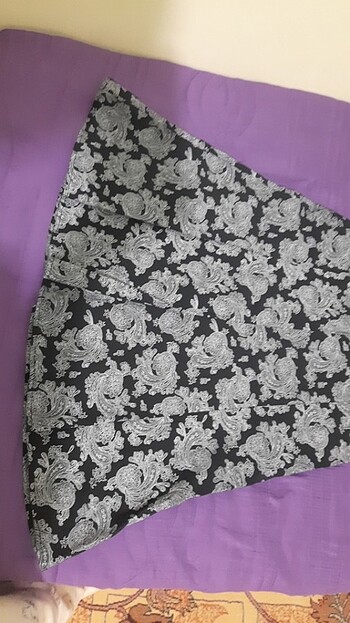 36 Beden gri Renk Vintage etek
