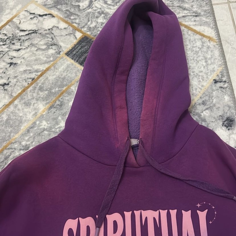 Koton Mor Baskılı Kapüşonlu Sweatshirt - Görsel 2