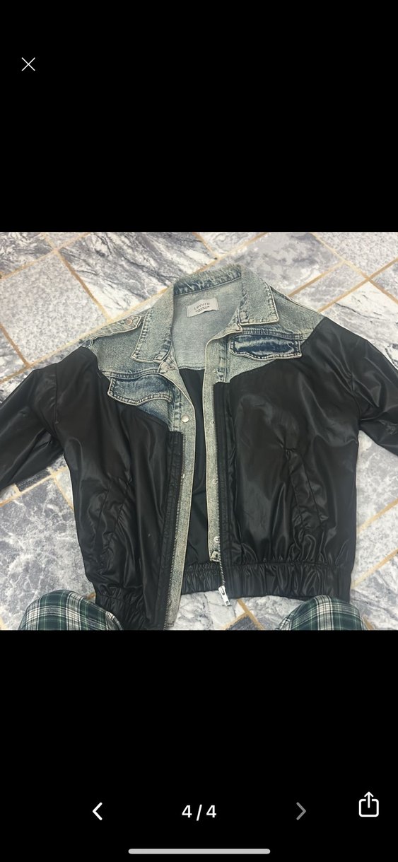 Siyah Kot Ceket, Gevşek Kesim, Tokalı - Görsel 4