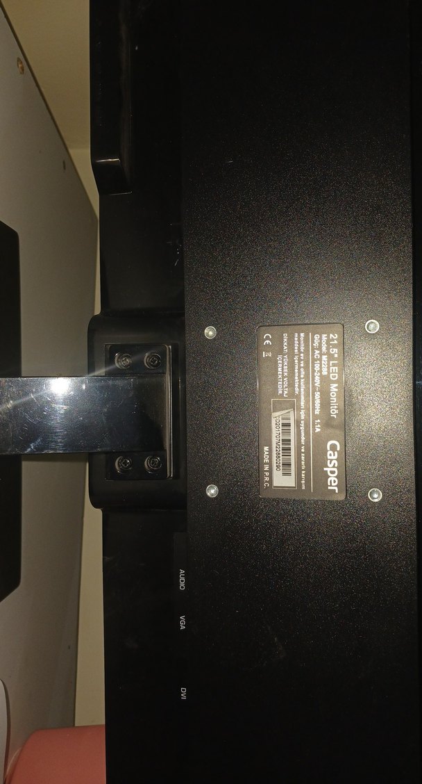 Siyah Casper Monitör - Görsel 3