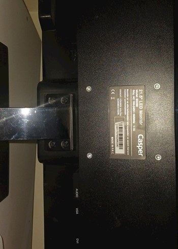 Casper Siyah Monitör - Görsel 3