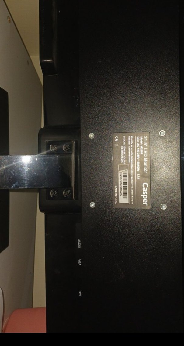 Casper Siyah Monitör - Görsel 3