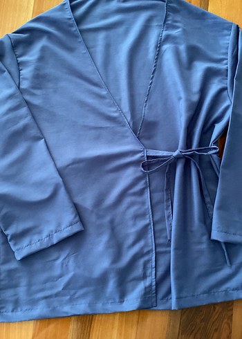 Mavi Uzun Kollu kimono