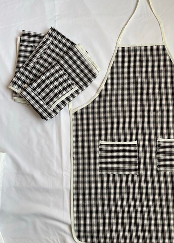 Kareli Mutfak Önlüğü - Görsel 3