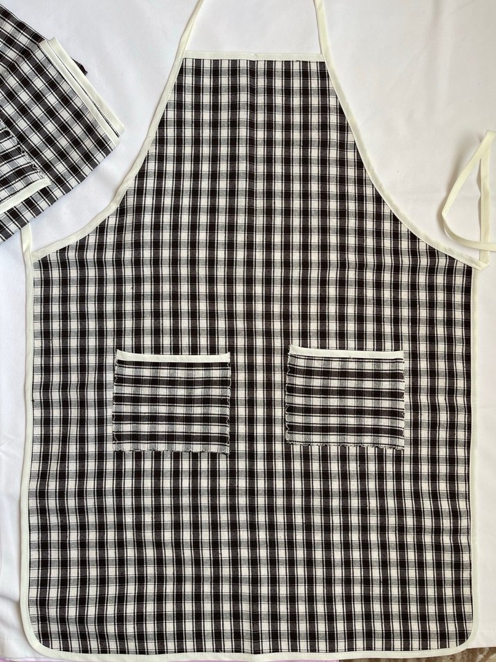 Kareli Mutfak Önlüğü - Görsel 5