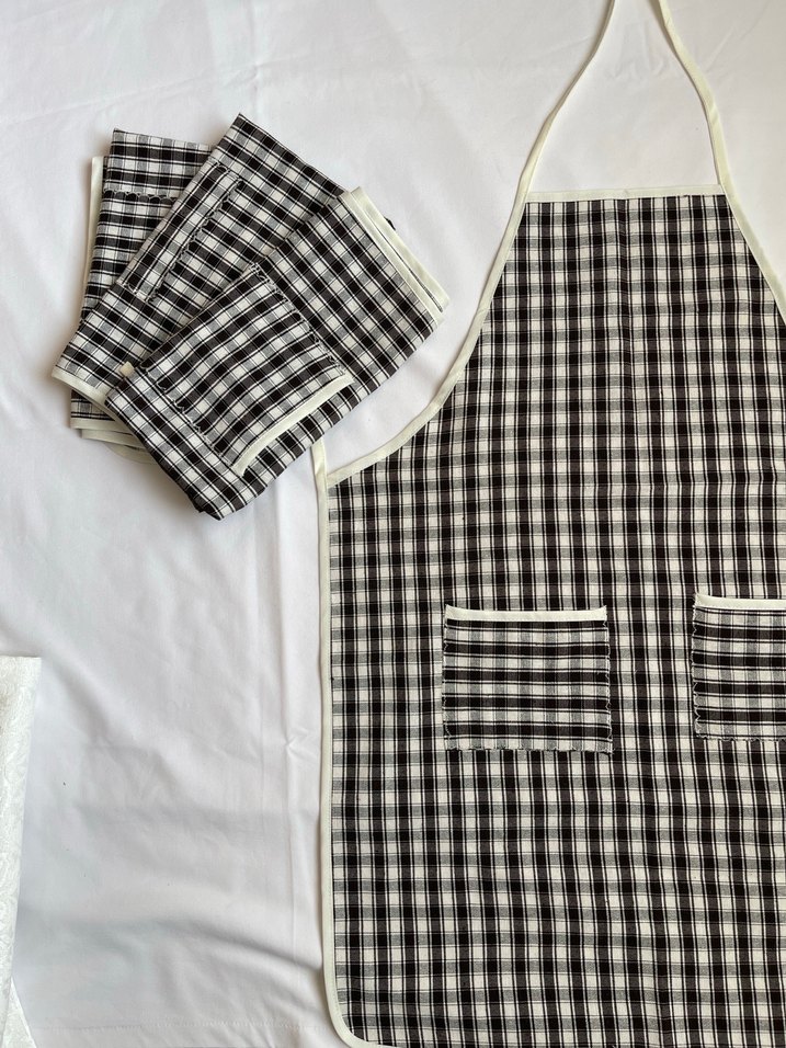 Kareli Mutfak Önlüğü - Görsel 3