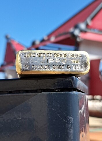 Kasım/1992 üretim. Pirinç Zippo  - Görsel 5