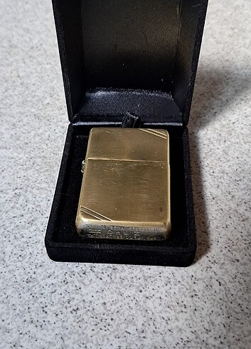 Kasım/1992 üretim. Pirinç Zippo  - Görsel 6