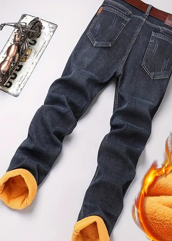 Polarlı Kot Pantolon - Görsel 3