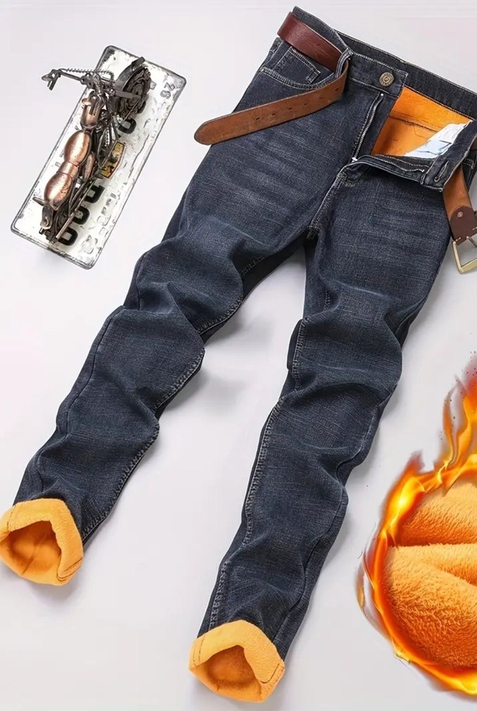 Polarlı Kot Pantolon - Görsel 2