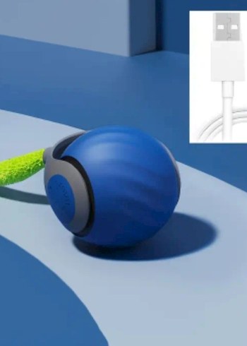 Şarjlı, Yuvarlanan Elektronik Kedi Topu - Görsel 7