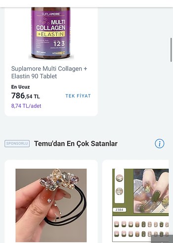 Beden Renk Suplamore Multi Collagen + Elastin 90 Tablet