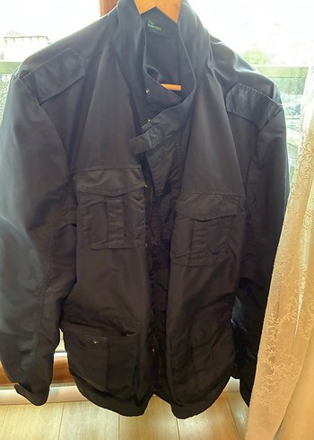 Düğmeli Gri Erkek Street Wear Mont - Görsel 8