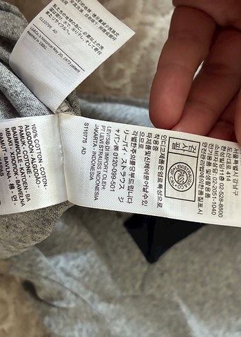 Levis Levi's Erkek Gri Kısa Kollu Tişört