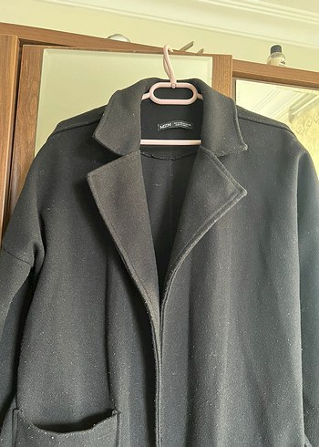 Siyah Cepli Uzun Kaban - Görsel 2