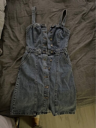Denim salopet