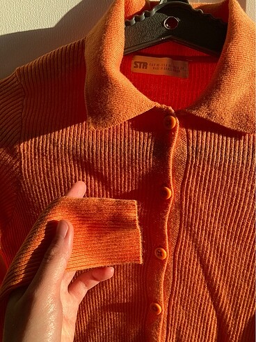 xs Beden turuncu Renk zara kadın crop