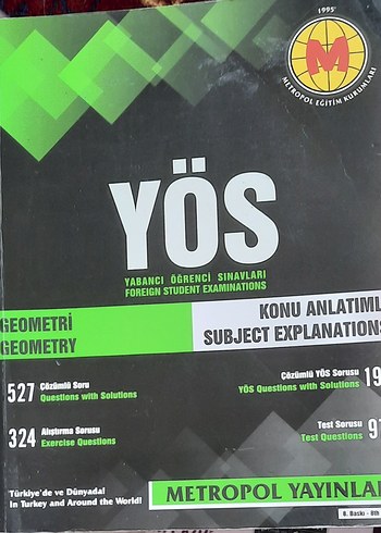 YÖS Geometri Konu Anlatımlı Soru Bankası