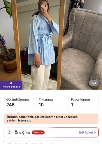 38 Beden Genç kız gömlek