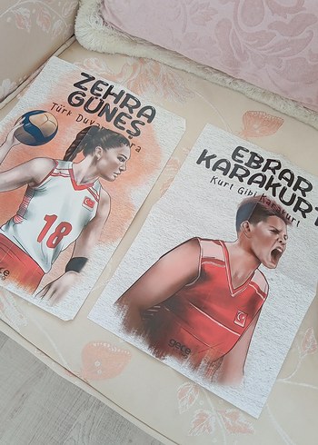 Zehra Güneş ve Ebrar Karakurt Spor Kitapları