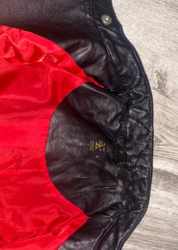 Kadın Siyah Deri vintage gorunumlu Ceket - Görsel 3