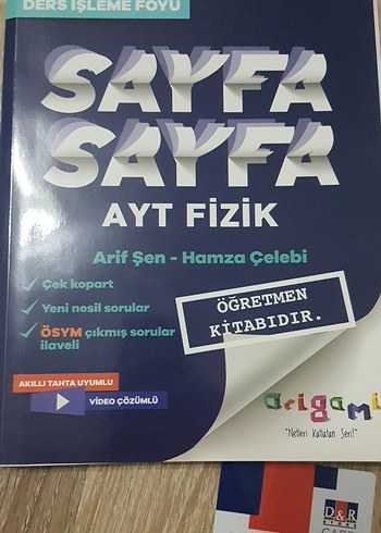 ORİGAMİ Sayfa Sayfa AYT Fizik Soru Foyu