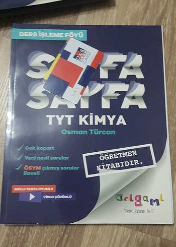 ORİGAMİ TYT Kimya Ders İşleme Föyü Osman Türcan