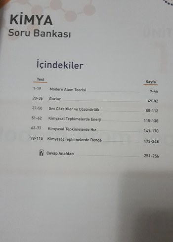  EİS 11. Sınıf Kimya Soru Bankası - EIS Yayınları
