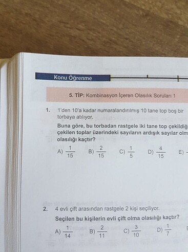 Acil yayinlari Matematiğin ilacı 10 soru bankasi - Görsel 8